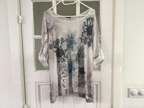 Tuniek top shirt blouse met lange mouw Made in Italy mt XL, Kleding | Dames, Blouses en Tunieken, Zo goed als nieuw, Maat 46/48 (XL) of groter