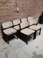 Set van 6 vintage eetkamerstoelen, Ophalen, Hout, Gebruikt, Stoelenweg 1