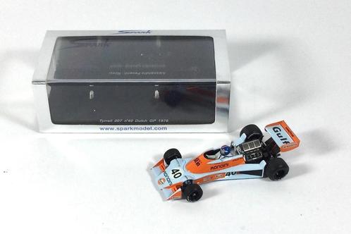 Spark 1:43 Tyrell 007 F1 GP Zandvoort 1976 NIEUW, Hobby en Vrije tijd, Modelauto's | 1:43, Nieuw, Auto, Overige merken, Ophalen of Verzenden
