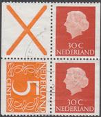 Nederland combinatie C66f (lastig) uit boekje 11 gestempeld, Postzegels en Munten, Ophalen of Verzenden, Na 1940, Gestempeld