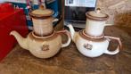 2 x Douwe Egberts theepot met filter, Ophalen of Verzenden