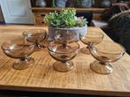 rookglas schaaltjes servies, Huis en Inrichting, Ophalen, Gebruikt