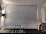 Witte aluminium jaloezieën b. 210 l. 165  met bevestiging, Huis en Inrichting, Stoffering | Gordijnen en Lamellen, Ophalen, Wit