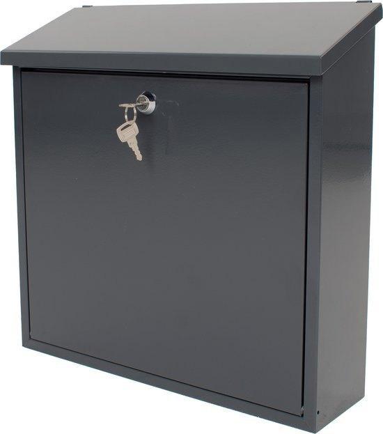 V-Part - Wandbrievenbus Malagan antraciet, Tuin en Terras, Brievenbussen, Nieuw, Rvs, Ophalen of Verzenden