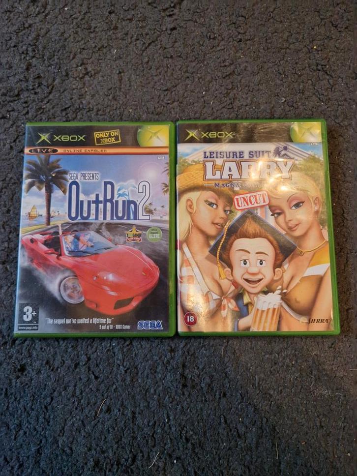 Xbox Original Games - Outrun 2 & Leisure Suit Larry, Spelcomputers en Games, Games | Overige, Ophalen of Verzenden