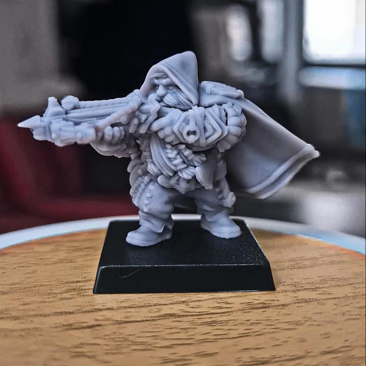 Dungeons & Dragons, D&D, HeroQuest, miniature Ranger Dwarf, Hobby en Vrije tijd, Wargaming, Overige soorten, Ophalen of Verzenden