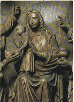 Loon op Zand Detail houten reliëf Hoogaltaar 1993., Verzamelen, Ansichtkaarten | Nederland, Verzenden, 1980 tot heden, Gelopen