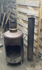 Gebruikte Vuurton / tuinhaard met pijp, Ophalen of Verzenden, Gebruikt, Vuurton