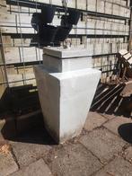 4 Grote zware geglazuurde aardewerk plantenbak, Tuin en Terras, Bloembakken en Plantenbakken, Ophalen, Steen, Minder dan 60 cm