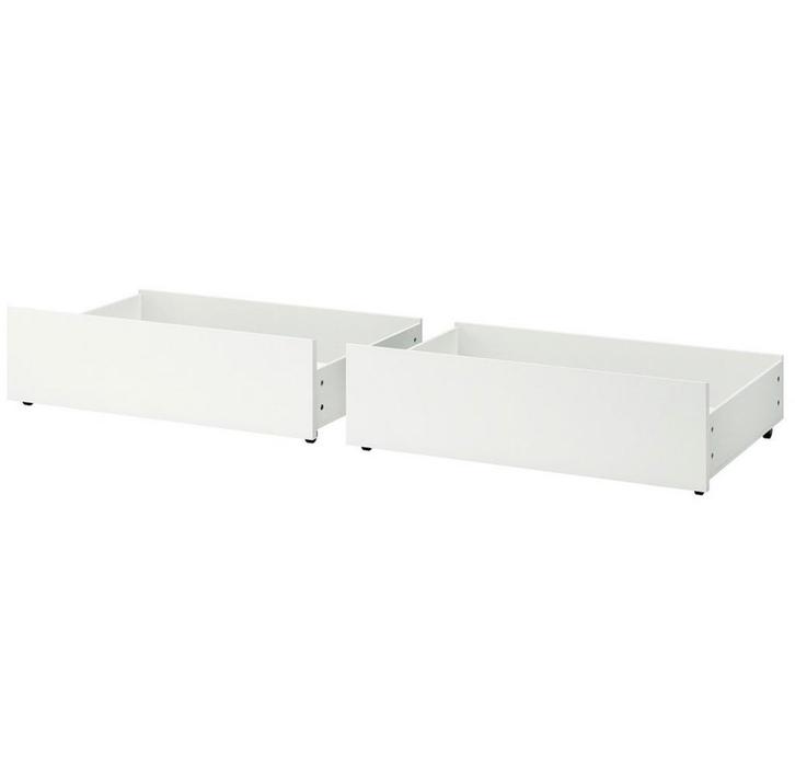 2 x IKEA Malm Bedlade - Wit, Huis en Inrichting, Kasten | Ladekasten, Gebruikt, Minder dan 100 cm, 50 tot 100 cm, 50 tot 75 cm