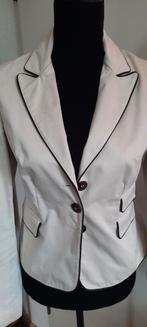 Scapa blazer crème kleurig met bies mt 36/38, Scapa, Verzenden, Beige, Zo goed als nieuw