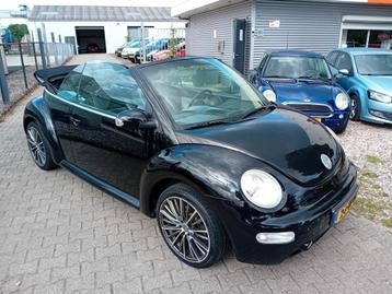 Volkswagen Beetle (Kever) 1.4 Cabriolet 2003 LEER!! NWE APK! beschikbaar voor biedingen