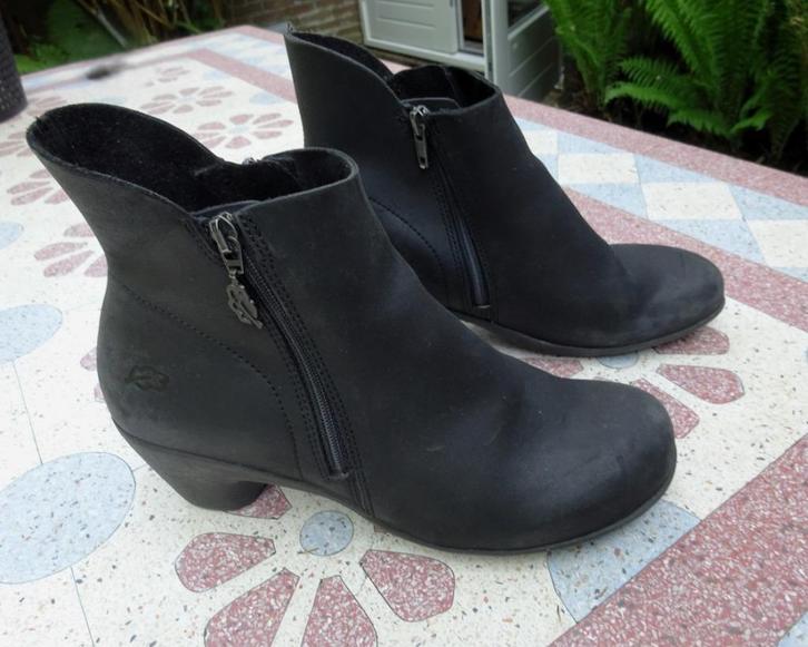 Maat 39 * Zwarte enkelhoge Loints laarsjes hakje 5.5 cm, Kleding | Dames, Schoenen, Zo goed als nieuw, Lage of Enkellaarzen, Zwart