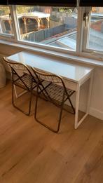 Ikea make-up tafel met 2 lades, Ophalen, Strak, 100 tot 150 cm, Zo goed als nieuw
