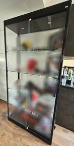 Vitrinekast met verlichting - 200x100x40cm, Ophalen, 50 tot 100 cm, Glas, 150 tot 200 cm
