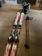 Ski set - skies - skischoenen - skistokken, Sport en Fitness, Schoenen, Ophalen of Verzenden, Zo goed als nieuw