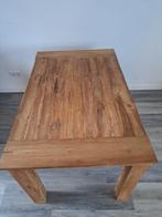 Taek tafel 140x90 hoog 78, Ophalen, 100 tot 150 cm, Teakhout, 50 tot 100 cm