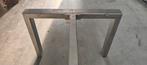 RVS tafel onderstel, Huis en Inrichting, Tafels | Sidetables, Ophalen, Gebruikt, 200 cm of meer, 25 tot 50 cm