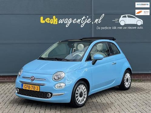 Fiat 500 C 0.9 TwinAir Lounge Cabrio *climate *parkeersensor, Auto's, Fiat, Bedrijf, Te koop, 500C, ABS, Airbags, Airconditioning