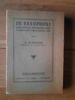 De Saxophone, haar ontstaan, ontwikkeling, bouw, acoustische, Gebruikt, Ophalen of Verzenden, Sopraan