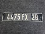 Kentekenplaat Corsica nummerbord Nummerplaat License plate, Verzamelen, Ophalen of Verzenden, Gebruikt, Auto's