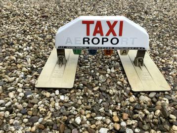 Vintage retro Frans aeroport perols taxi bord voor auto beschikbaar voor biedingen