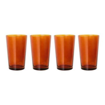 HKLiving -  70's Glassware Theeglas 0,4 L (Set van 4) beschikbaar voor biedingen