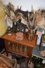 Partij brocante, antiek, droogbloemen, markthandel., Ophalen