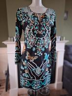 K-Design K Design zwart Aqua kleur jurk mt L gratis verz NL, K-design, Verzenden, Zwart, Maat 46/48 (XL) of groter