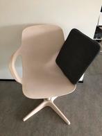 IKEA chair + cushin. Odger bureaustoel, verstelbaar + kussen, Huis en Inrichting, Ophalen, Kunststof, Gebruikt, Wit