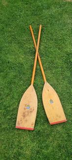 2 mooie houten peddels, Ophalen of Verzenden, Zo goed als nieuw