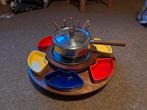 Retro fondueset, Witgoed en Apparatuur, Fonduesets, Ophalen of Verzenden, Gebruikt, Brander, Fondueset