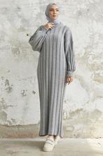 Lichtgrijze Maxi Jurk - One Size (38-48), Imicoco, Maat 46/48 (XL) of groter, Nieuw, Ophalen of Verzenden