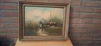 Mooi antiek schilderij, Antiek en Kunst, Ophalen of Verzenden