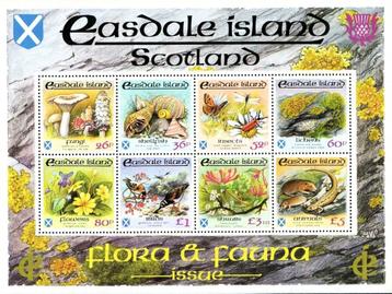 1988 Schotland Fauna & Flora Vlinders Paddestoelen  Bloemen beschikbaar voor biedingen