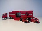 Matchbox K 116 Iveco Racing Car Transporter Ferrari, Ophalen of Verzenden, Gebruikt, Bus of Vrachtwagen