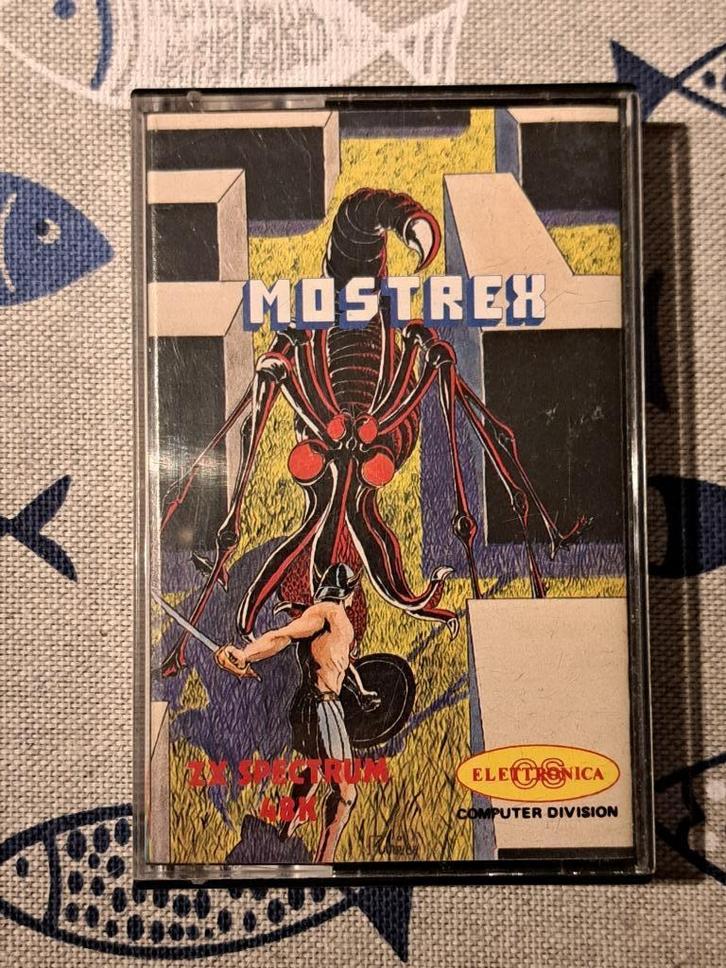 ZX Spectrum cassette 'MOSTREX' – getest & werkend, Computers en Software, Vintage Computers, Ophalen of Verzenden