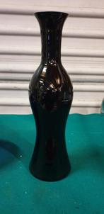 vaas zwart glas, Huis en Inrichting, Woonaccessoires | Vazen, Ophalen of Verzenden, 'T Olde Gre-j, Info@toldegrej.nl, Endepoelstraat 20f Didam