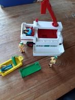 VINTAGE  Fisher Price  Rescue voertuig met poppetjes + acces, Kinderen en Baby's, Speelgoed | Fisher-Price, Ophalen of Verzenden