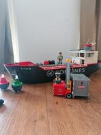 Playmobil conlines vrachtschip cargo boot haven, Ophalen of Verzenden