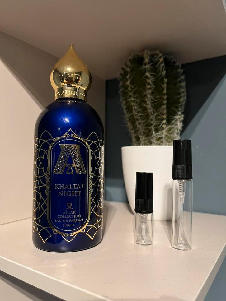 Khaltat night sample, Sieraden, Tassen en Uiterlijk, Uiterlijk | Parfum, Zo goed als nieuw, Ophalen of Verzenden