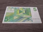 UNC biljet 5 gulden Vondel 1973, oudste type wigv. snijteken, Postzegels en Munten, Bankbiljetten | Nederland, Ophalen of Verzenden