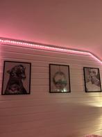 Diverse fotolijsten met foto's, Huis en Inrichting, Ophalen, Gebruikt, Hout, Minder dan 50 cm