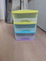 Opberg bakjes met 3 lades, Ophalen, Zo goed als nieuw, 25 tot 50 cm, Minder dan 100 cm