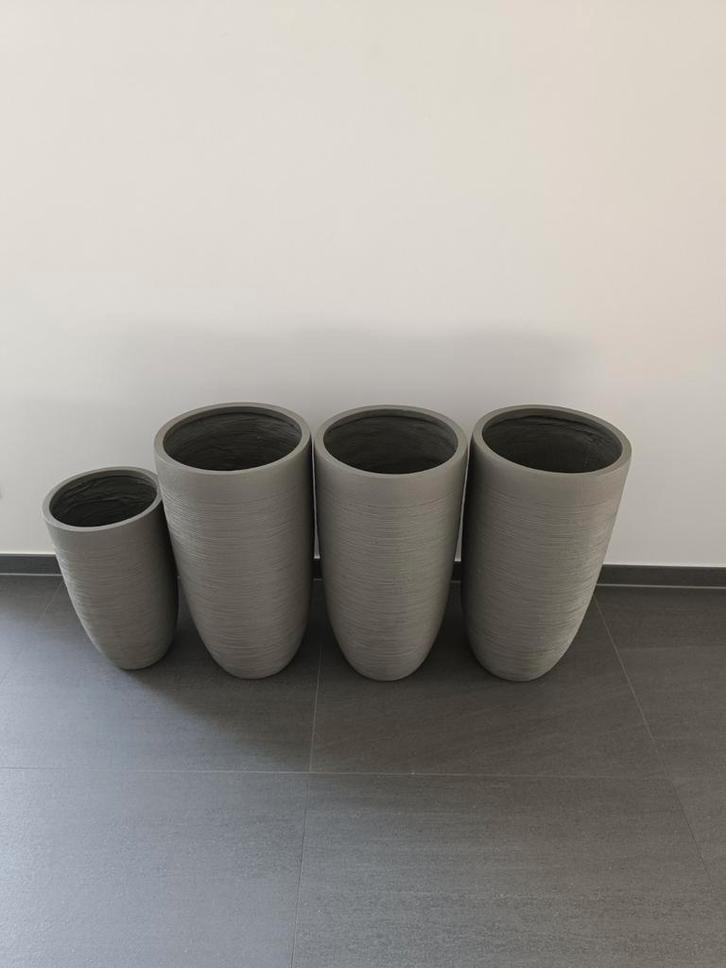 Mooie grote plantenpot / bloempot, groen tint, binnen/buiten, Tuin en Terras, Bloempotten, Aardewerk, Binnen, Minder dan 40 cm