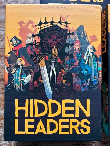 Hidden Leaders Kickstarter - Zo goed als nieuw! beschikbaar voor biedingen