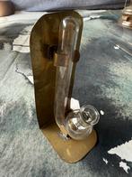 Antieke mini kwik barometer in houder messing, Antiek en Kunst, Antiek | Gereedschap en Instrumenten, Ophalen