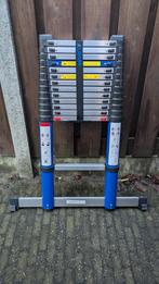 Aldorr Telescoopladder Uitschuifbaar 4,8 meter, Ophalen, Nieuw, 4 meter of meer