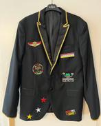 Oeteldonk jas maat 52 heren zwart maat L, Maat 52/54 (L), Carnaval, Ophalen of Verzenden, Zo goed als nieuw