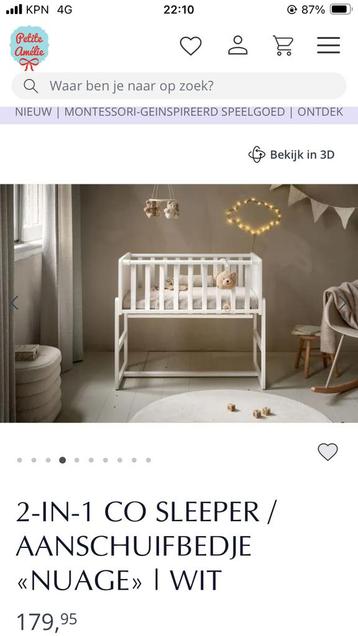 Co-sleeper 2-in-1 + Matras - Zo goed als nieuw! beschikbaar voor biedingen